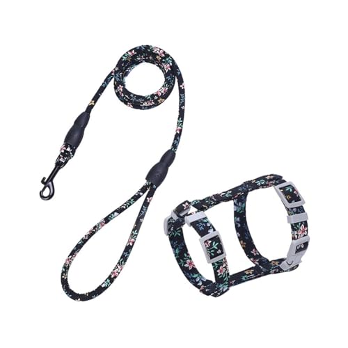 Toddmomy Katzen Geschirr mit Leine Verstellbar und Ausbruchsicher Komfortabel und Haustierzubehör für Outdoor Toddmomy Katzen Geschirr mit Leine Verstellbar und Ausbruchsicher Komfortabel und Haustierzubehör für Outdoor von Toddmomy