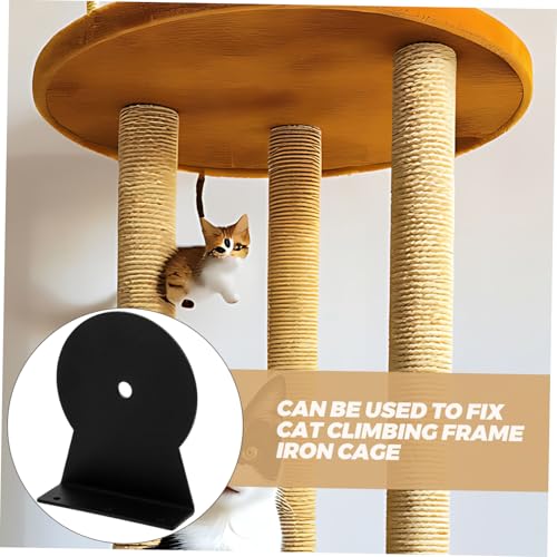 Toddmomy Katzen Kletterrahmen Wandhalterung Ersatzhalterung Robust Sicher Einfache Anbringung Kompatibel Für Katzen Kratzbaum Kratzsäule Katzenhaus Zubehör von Toddmomy