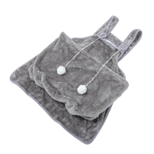 Toddmomy Katzenhalter Schürze Tragetasche Fleece Trageapron Für Katzen Haustier Tragehilfe Mit Taschen Warm Und Bequem Für Katzenliebhaber Für Zuhause Und Unterwegs von Toddmomy