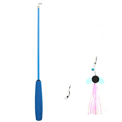 Toddmomy Katzenangel Set Katzenangel Kätzchenangel Sticks Interaktives Katzenspielzeug Zauberstab Für Plüsch Katzenspielzeug Für Den Innenbereich Katzenquietschen Haushalts Toddmomy Katzenangel Set Katzenangel Kätzchenangel Sticks Interaktives Katzenspielzeug Zauberstab Für Plüsch Katzenspielzeug Für Den Innenbereich Katzenquietschen Haushalts von Toddmomy