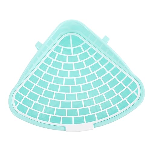 Toddmomy Katzenfreundliche Eck Toilette für Kleine Tiere Triangular Pet Litter Box für Kaninchen Chinchillas und Andere Haustiere Platzsparend aus Robustem Leicht zu Reinigen und von Toddmomy