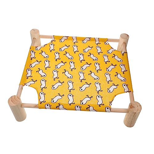 Toddmomy Katzenhängematte Für Kleine Haustiere Abnehmbares Und Waschbares Schlafbett Aus Umweltfreundlichem Material Erhöhtes Katzenbett Für Kätzchen Und Kleintiere von Toddmomy