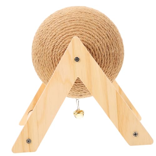 Toddmomy Cat Scratcher Ball Interaktives Spielzeug Für Katzen Fördert Krallenpflege Und Bewegung Stabile Konstruktion Für Zuhause Für Entspannte Spielstunden Katzenberuhigungsspielzeug von Toddmomy
