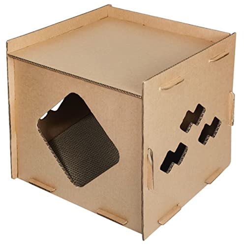 Toddmomy Katzenkratzbrett Katzenstreu Katzenhäuser Für Krallen Katzen Wellpappe Haus Outdoor Katzenversteck Hauskratzer Karton Katzenkratzhaus Cottage Katzenkratzhaus Wellpappe Toddmomy Katzenkratzbrett Katzenstreu Katzenhäuser Für Krallen Katzen Wellpappe Haus Outdoor Katzenversteck Hauskratzer Karton Katzenkratzhaus Cottage Katzenkratzhaus Wellpappe von Toddmomy