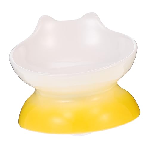 Toddmomy Katzennapf Slow Feeder Hundenäpfe Für Haustiernapf Hundespielzeug Hundepuzzle Erhöhte Kätzchenschüsseln Katzenzubehör Erhöhter Hundenapf Katzennäpfe Yellow Keramik Toddmomy Katzennapf Slow Feeder Hundenäpfe Für Haustiernapf Hundespielzeug Hundepuzzle Erhöhte Kätzchenschüsseln Katzenzubehör Erhöhter Hundenapf Katzennäpfe Yellow Keramik von Toddmomy