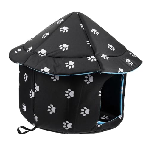 Toddmomy Katzennest für Drinnen und Draußen Warmes Abnehmbares und Waschbares Katzenhaus aus Wasserdichtem Oxford für Gemütliche Ruheplätze für Katzen und Kleine Weißes Design Toddmomy Katzennest für Drinnen und Draußen Warmes Abnehmbares und Waschbares Katzenhaus aus Wasserdichtem Oxford für Gemütliche Ruheplätze für Katzen und Kleine Weißes Design von Toddmomy