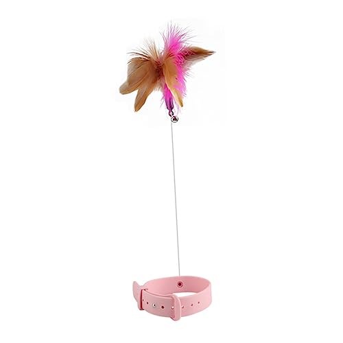 Toddmomy Katzenspielzeugkragen Katze Übungsstäbe Kätzchen klein -Teaser-Stick Katzenspielzeug interaktiv für Katzenhalsband mit Kieselgel Rosa Toddmomy Katzenspielzeugkragen Katze Übungsstäbe Kätzchen klein -Teaser-Stick Katzenspielzeug interaktiv für Katzenhalsband mit Kieselgel Rosa von Toddmomy