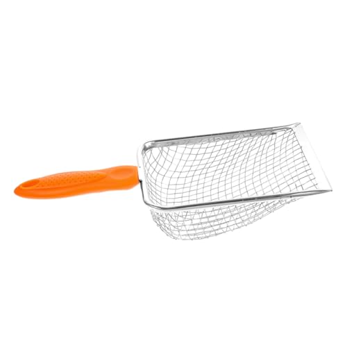 Toddmomy Katzenstreuschaufel mit Großem Sieb Antihaftbeschichtet Ergonomischer Griff Tiefe Schaufel für Reinigen von Katzenstreu und Katzentoilette Langlebig und Leicht von Toddmomy