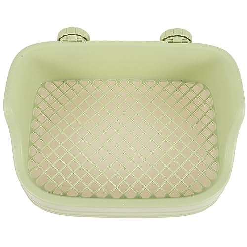 Toddmomy Katzentoilette für Meerschweinchen Quadratisch aus Kunststoff zu Reinigen für Hasen Hamster und Andere Haustiere Abnehmbar für Innen und Außenbereiche von Toddmomy