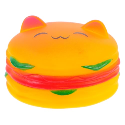 Toddmomy Kauspielzeug Quietschspielzeug Hundezahnbürste Katzen Squeaky hundefutter Haustierspielzeug kauen Hundetrainingsspielzeug Vinyl Yellow von Toddmomy