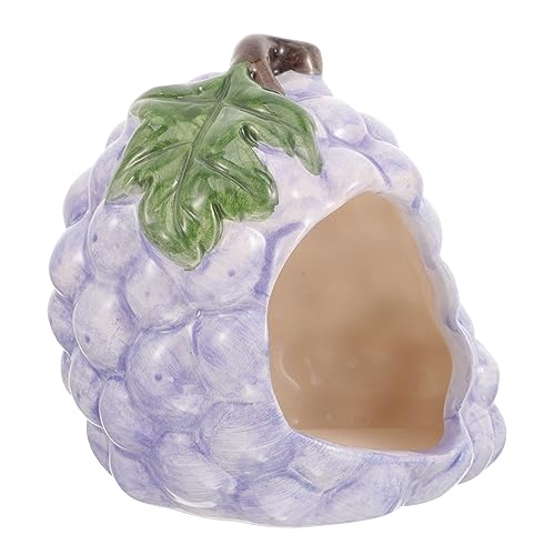 Toddmomy Hamster Hideout Keramisches Haus Für Kleintiere Kühlendes Fruchtförmiges Nest Für Hamster Und Meerschweinchen Verstecken Und Entspannen Langlebig Und Dekorativ von Toddmomy