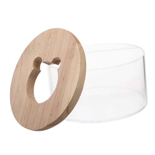 Toddmomy Klares Hamsterbad mit Holzdeckel Multifunktionale Badewanne für Hamster und Chinchillas als Sandbadbox und Toilette zu Reinigen und Langlebig Transparentes Toddmomy Klares Hamsterbad mit Holzdeckel Multifunktionale Badewanne für Hamster und Chinchillas als Sandbadbox und Toilette zu Reinigen und Langlebig Transparentes von Toddmomy
