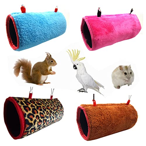 Toddmomy Kleine Haustier Hängematte Tierhängehöhle für Hamster und Chinchilla Zufällige für Nager und Kleintiere aus Hochwertigem Material von Toddmomy
