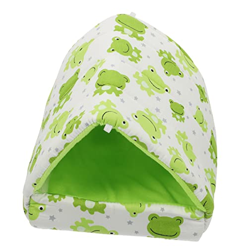 Toddmomy Kleines Haustiernest aus Atmungsaktives Winter Hamster Schlafhaus für Kleine Haustiere Sicher und Gemütlich für Tierische Ruhezeiten von Toddmomy