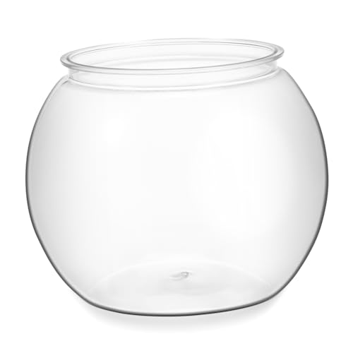 Toddmomy Kleines Tischaquarium aus Kunststoff Transparente Fischschüssel für Goldfische und Pflanzen und Bruchsicher als Dekoration Toddmomy Kleines Tischaquarium aus Kunststoff Transparente Fischschüssel für Goldfische und Pflanzen und Bruchsicher als Dekoration von Toddmomy