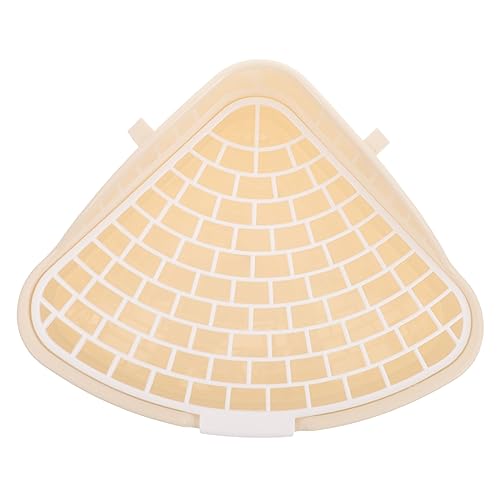 Toddmomy Kleintier Ecktoilette aus Dreieckiges Design Auslaufsicher und Leicht zu Reinigen für Hamster Meerschweinchen und Kaninchen Platzsparender Haustier Töpfchentrainer mit Sicherem Toddmomy Kleintier Ecktoilette aus Dreieckiges Design Auslaufsicher und Leicht zu Reinigen für Hamster Meerschweinchen und Kaninchen Platzsparender Haustier Töpfchentrainer mit Sicherem von Toddmomy