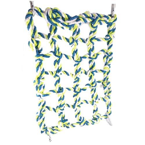 Toddmomy Kleintier Gitter Hängematte Für Papageien Und Nager Farbige Kletterspielzeug Netze Aus Fördert Bewegung Und Gesundheit Im Käfig Zu Befestigen Toddmomy Kleintier Gitter Hängematte Für Papageien Und Nager Farbige Kletterspielzeug Netze Aus Fördert Bewegung Und Gesundheit Im Käfig Zu Befestigen von Toddmomy