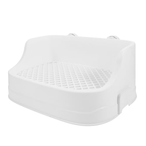 Toddmomy Kleintier Toilette aus Sicherem Kunststoff Langlebig und Einfach zu Reinigen Geeignet als Käfigtoilette für Kaninchen Hamster Meerschweinchen und Kleine Haustiere Weiß Praktisches Toddmomy Kleintier Toilette aus Sicherem Kunststoff Langlebig und Einfach zu Reinigen Geeignet als Käfigtoilette für Kaninchen Hamster Meerschweinchen und Kleine Haustiere Weiß Praktisches von Toddmomy