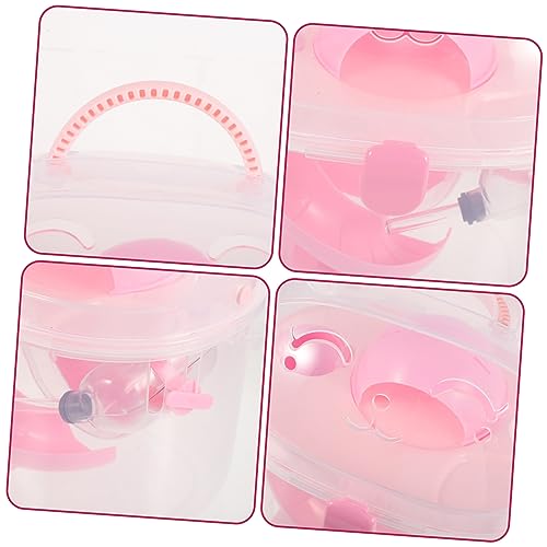 Toddmomy Kleintier Tragetasche Transparent Tragbarer Hamster und Meerschweinchenkäfig Leichtes Outdoor Haustierhaus Kompakt und Einfach zu Geeignet für Kleine Nagetiere und Kaninchen Toddmomy Kleintier Tragetasche Transparent Tragbarer Hamster und Meerschweinchenkäfig Leichtes Outdoor Haustierhaus Kompakt und Einfach zu Geeignet für Kleine Nagetiere und Kaninchen von Toddmomy