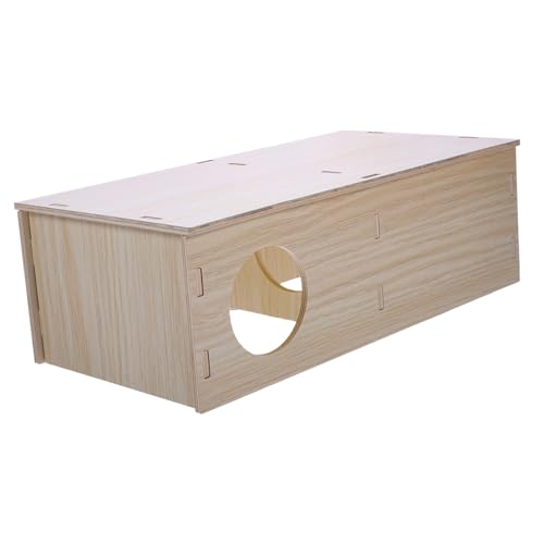 Toddmomy Kleintierhaus Aus Holz Für Meerschweinchen Und Hamster Mehrkammer Hideout Mit Spieltunnel Langlebig Und Sicher Für Schlaf Und Futter Für Kleine Haustiere Toddmomy Kleintierhaus Aus Holz Für Meerschweinchen Und Hamster Mehrkammer Hideout Mit Spieltunnel Langlebig Und Sicher Für Schlaf Und Futter Für Kleine Haustiere von Toddmomy