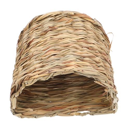 Toddmomy Versteckbett aus Natürlichem Gras für Kleine Haustiere Handgewebt Atmungsaktiv für Kaninchen Chinchillas und Hamster Leicht zu Reinigen Sicher Toddmomy Versteckbett aus Natürlichem Gras für Kleine Haustiere Handgewebt Atmungsaktiv für Kaninchen Chinchillas und Hamster Leicht zu Reinigen Sicher von Toddmomy