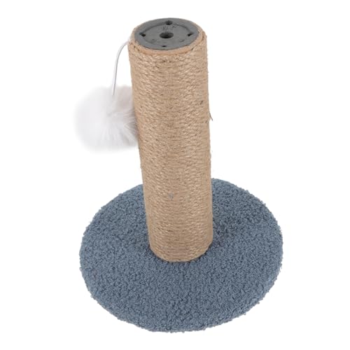 Toddmomy Klettergerüst Für Katzen Kratzunterlage Für Katzen Kratzbaum Aus Sisal Katze Eigentumswohnung Blaue Accessoires Katzenkratzer Aus Sisal Spielzeug Einzelne Spalte Flanell Kätzchen von Toddmomy