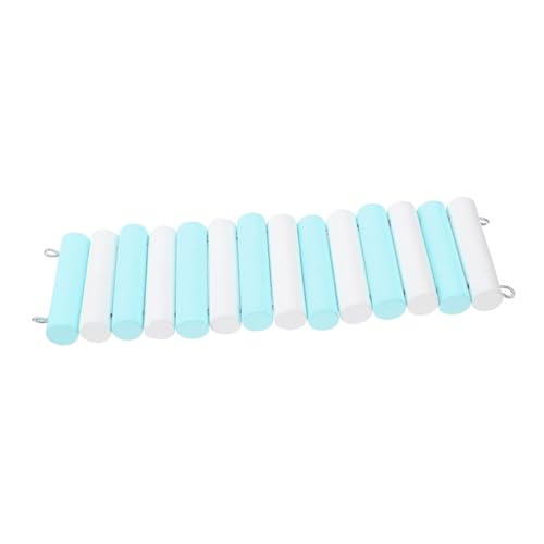 Toddmomy Kletterspielzeug für Ratten Hamster holzspielzeug Hamster Spielbrücke Kleintier holzleiter -Kletterspielzeug Hamster-Kletterplattform hölzern Sky-Blue von Toddmomy