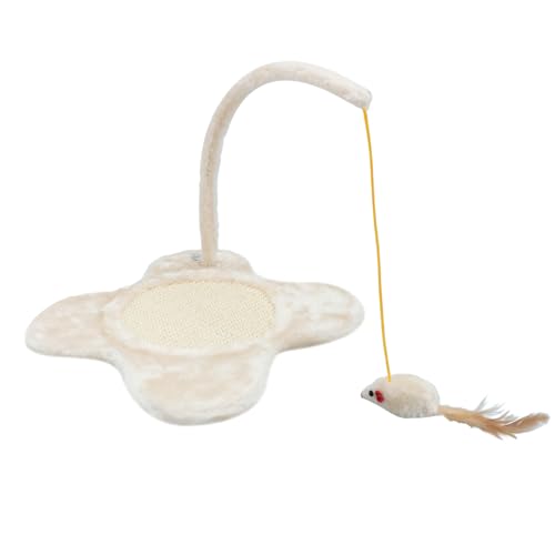 Toddmomy Blumenförmiger Sisal-kratzbaum Mit Baumelndem Mäusespielzeug Katzenbaum Für Hauskatzen Toddmomy Blumenförmiger Sisal-kratzbaum Mit Baumelndem Mäusespielzeug Katzenbaum Für Hauskatzen von Toddmomy
