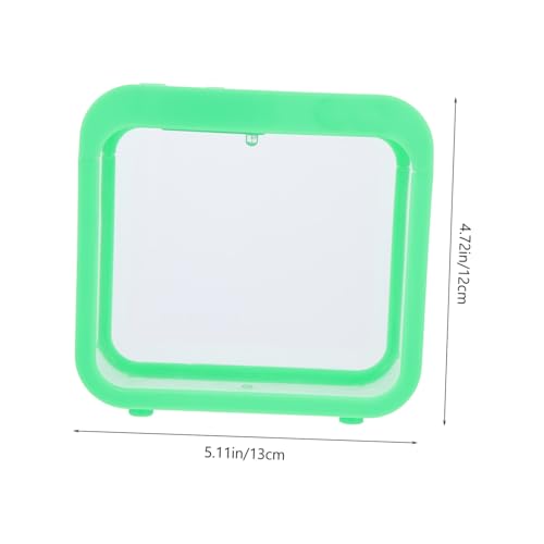 Toddmomy Kreatives Abnehmbares Mini Aquarium mit Eingebautem Licht Klarem Betta Fischbecken Dekorativ für Wohn Schlafzimmer als Zuchtbox und Pflegeleicht von Toddmomy