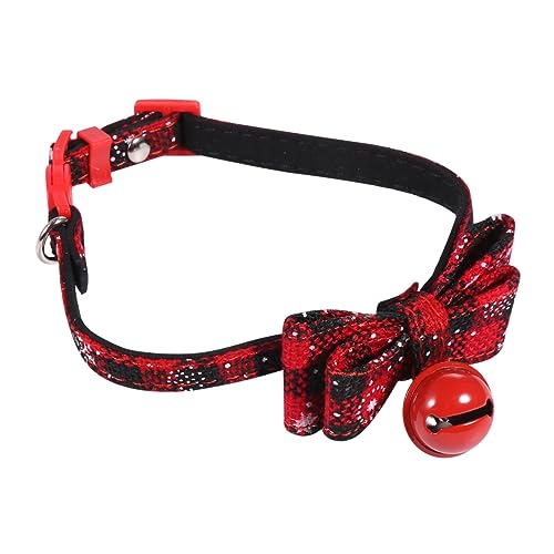 Toddmomy Pet Creative Collar Weihnachts- Für Hunde Und Mit Glöckchen Verstellbar Weihnachtliches Design Für Festliche Jahreszeit von Toddmomy