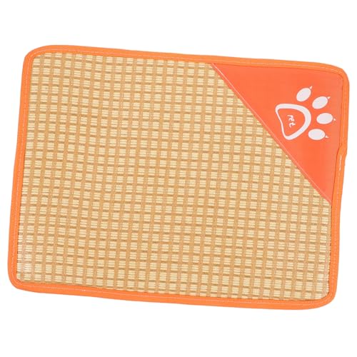Toddmomy Kühlende Hundematte für Sommer Bequeme Katzenschlafmatte Tragbare und Waschbare Kühlmatte für Kleine Haustiere für Heiße Orange S Toddmomy Kühlende Hundematte für Sommer Bequeme Katzenschlafmatte Tragbare und Waschbare Kühlmatte für Kleine Haustiere für Heiße Orange S von Toddmomy