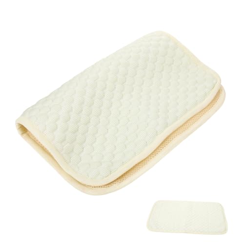 Toddmomy Hund Kühl Matte Für Kleine Haustiere Atmungsaktive Kühlmatte Aus Eisseide Sommer Kühlkissen Für Meerschweinchen Kaninchen Und Hamster Tragbare Kühlunterlage Waschbar Und von Toddmomy