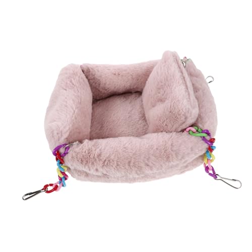 Toddmomy Kuschelige Baumwoll Hängematte für Meerschweinchen Warmes und Dekoratives Hamsterbett Doppelschichtiges Design für Käfigzubehör Toddmomy Kuschelige Baumwoll Hängematte für Meerschweinchen Warmes und Dekoratives Hamsterbett Doppelschichtiges Design für Käfigzubehör von Toddmomy
