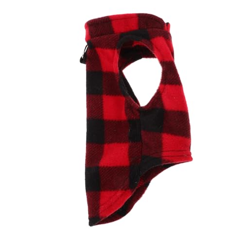Toddmomy Kuschelige Hundeweste aus Fleece Warmes Ärmelloses Hundejacke im Rot Schwarz Bequeme Passform für Kleine bis Mittelgroße Hunde Modisches Haustierfest Outfit für Outdoor und Party Toddmomy Kuschelige Hundeweste aus Fleece Warmes Ärmelloses Hundejacke im Rot Schwarz Bequeme Passform für Kleine bis Mittelgroße Hunde Modisches Haustierfest Outfit für Outdoor und Party von Toddmomy
