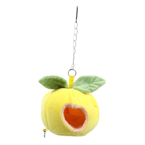 Toddmomy Kuscheliges Hamsterbett Lemon Form Warmes und Schlafzubehör für Hamster und Chinchillas zu Reinigen für Farbenfrohes Design Toddmomy Kuscheliges Hamsterbett Lemon Form Warmes und Schlafzubehör für Hamster und Chinchillas zu Reinigen für Farbenfrohes Design von Toddmomy