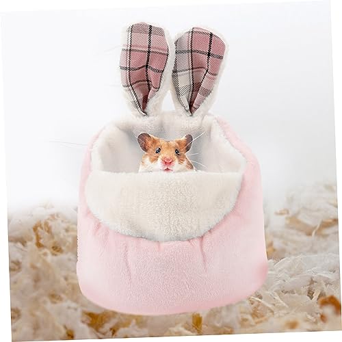 Toddmomy Kuscheliges Kleintiernest für Meerschweinchen und Hamster Warmes Versteck aus Hautfreundlichem Material Schützendes Schlafhaus für Kleine Haustiere Dekoratives und Komfortables von Toddmomy
