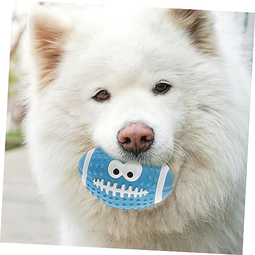 Toddmomy Langlebiger Quietschender Hundespielball aus Robustem Latex Beißfestes Kauspielzeug für Kleine Hunde Interaktiver Trainings und Beißball in Blau Fördert Spielspaß und Zahnpflege Toddmomy Langlebiger Quietschender Hundespielball aus Robustem Latex Beißfestes Kauspielzeug für Kleine Hunde Interaktiver Trainings und Beißball in Blau Fördert Spielspaß und Zahnpflege von Toddmomy