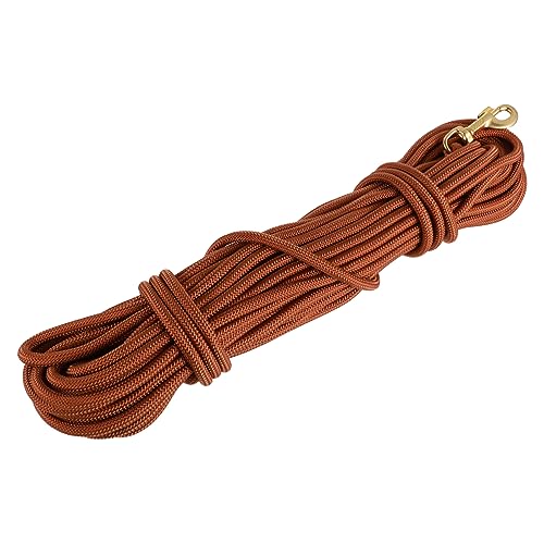 Toddmomy Leine handhaben schwer Linientrainingshund erweitert Erweiterbar Ausbildung für Hunde lang Pflicht Welpe Führstrick Haustier Führstrick Heimtierbedarf Nylon Coffee von Toddmomy