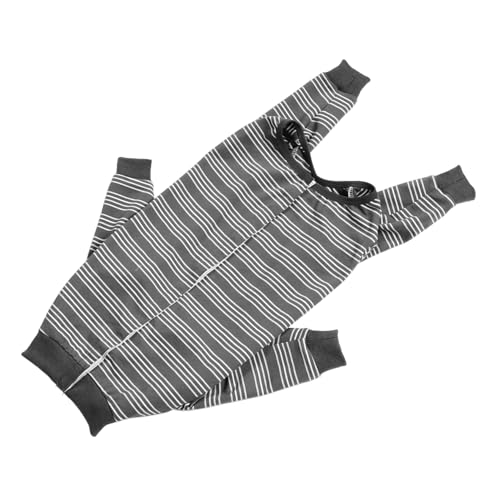 Toddmomy Loungewear für Hunde Hundejacke hundekleidung Haustierbekleidung für den Winter Hundebekleidung Hundeoverall OP-Anzug Hundehaar-Anzug großer hundepyjama Hunde-Pyjama Polyester Grey von Toddmomy