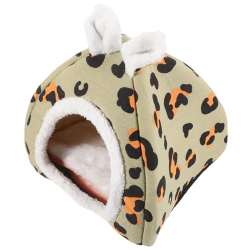 Toddmomy Kleintier Höhle Für Hamster Meerschweinchen Und Kleine Hunde Weiche Warme Schlafumgebung Für Käfige Kuschelplatz Mit Leopardenmuster Toddmomy Kleintier Höhle Für Hamster Meerschweinchen Und Kleine Hunde Weiche Warme Schlafumgebung Für Käfige Kuschelplatz Mit Leopardenmuster von Toddmomy