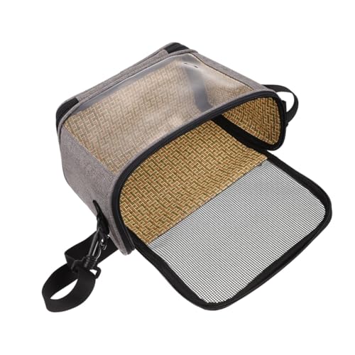 Toddmomy Meerschweinchen Tragetasche aus Leichtem Oxford Atmungsaktive Reisetasche für Kleine Wie Hamster und Tragbar für Outdoor Aktivitäten von Toddmomy