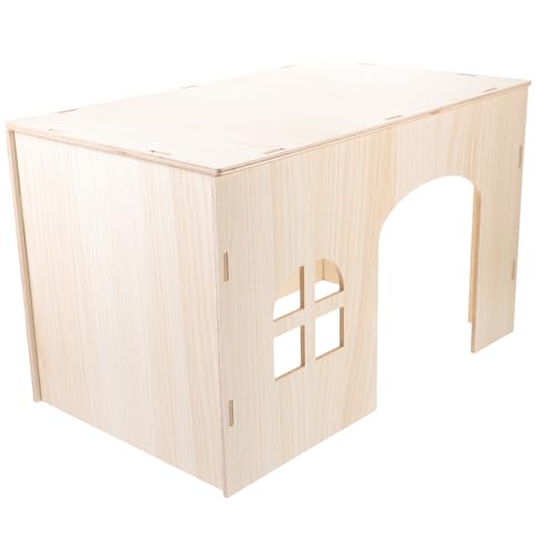 Toddmomy Lebensraum Aus Holz – Großes Eichhörnchennest-Spielzeug Meerschweinchenhaus Hamster Und Nest von Toddmomy