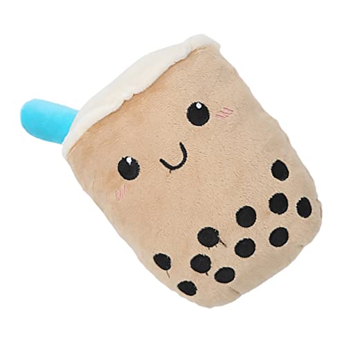 Toddmomy Milch Tea Styling Kauspielzeug Plüschtiere drinnen Interaktives Katzenspielzeug beißendes weiches Haustierspielzeug Kätzchen Beißspielzeug Khaki von Toddmomy