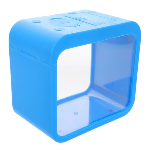 Toddmomy Mini Betta Fish Tank mit LED Beleuchtung Kompakter und Robuster Aquarium für Goldfische Garnelen und Quallen Platzsparend und Leicht zu Reinigen für Schreibtisch und Büro Toddmomy Mini Betta Fish Tank mit LED Beleuchtung Kompakter und Robuster Aquarium für Goldfische Garnelen und Quallen Platzsparend und Leicht zu Reinigen für Schreibtisch und Büro von Toddmomy