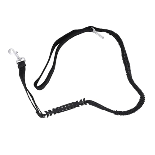 Toddmomy Multi-funktionale Zugleine Für Hunde Elastisches Outdoor-trainingsseil Schwarz Für Und Komfort Beim Training Und Spaziergang von Toddmomy