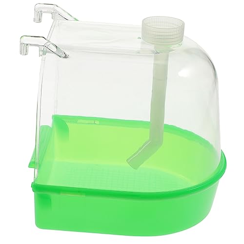 Toddmomy Multifunktionaler Badekäfig für Hängende Vogelbadewanne mit Wasserzufuhr für Kleine Wie Kanarienvögel und Wellensittiche für Gesunde Badegewohnheiten Toddmomy Multifunktionaler Badekäfig für Hängende Vogelbadewanne mit Wasserzufuhr für Kleine Wie Kanarienvögel und Wellensittiche für Gesunde Badegewohnheiten von Toddmomy