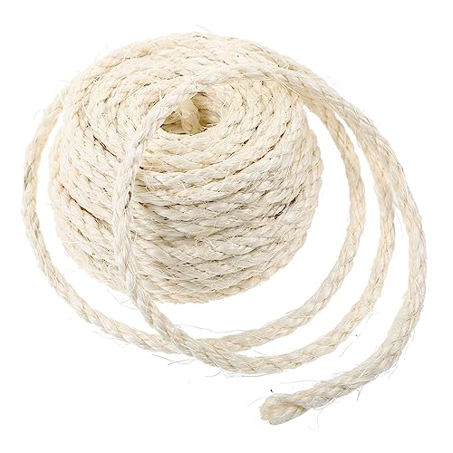 Toddmomy Ersatz Sisal Seil Für Katzen Kratzbaum 6mm x 10m Natürliche Hanfseil Zum Kratzen Schneidbares Katzenkratzseil Für Kratzsäulen Und Kratzbretter Toddmomy Ersatz Sisal Seil Für Katzen Kratzbaum 6mm x 10m Natürliche Hanfseil Zum Kratzen Schneidbares Katzenkratzseil Für Kratzsäulen Und Kratzbretter von Toddmomy