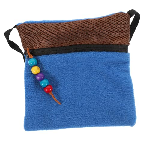 Toddmomy Outdoor Tragetasche für Reptilien und Kleine Tiere Atmungsaktiver Schlafsack für Haustiere mit Schultergurt für Hamster Zuckerschnäbel und Zufällige Farbauswahl Zufällige Farbe von Toddmomy