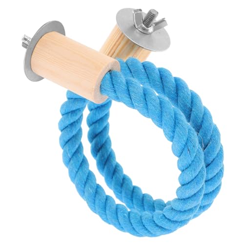 Toddmomy Papageien Sitzstange Bunte Kletterseil-Rampe Für Vögel Baumwoll-Rope Für Käfige Spielzeug Und Kauspielzeug Für Wellensittiche Und Große Vögel von Toddmomy