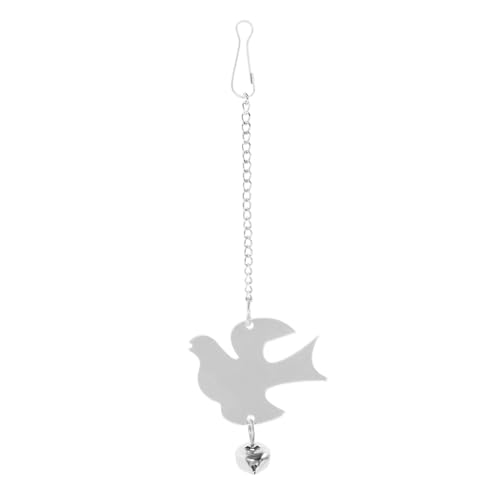 Toddmomy Papagei Spiegelspielzeug Käfig Bird Playthings Vogel Spiegel Vogelspiegel Mit Glocke Sichtspiegel Papageienspiegel Vogelspielzeug Vogel Selbst Genießen Acryl von Toddmomy